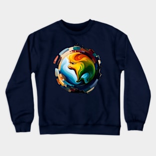 claneta de colores Crewneck Sweatshirt